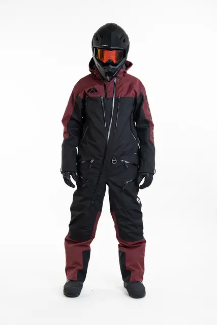 Jethwear - The One V2  Skall Black/Burgundy, L 