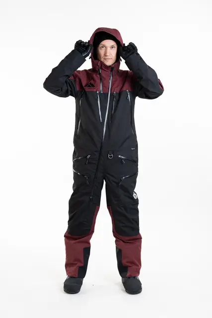 Jethwear - The One V2  Skall Black/Burgundy, L 