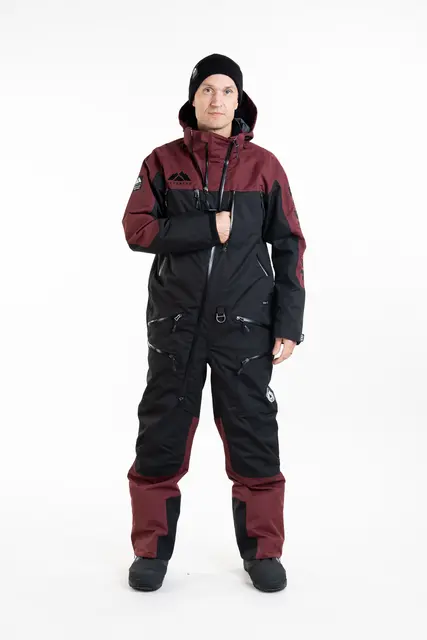 Jethwear - The One V2  Skall Black/Burgundy, L 