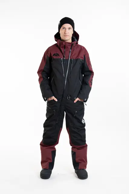 Jethwear - The One V2  Skall Black/Burgundy, L 