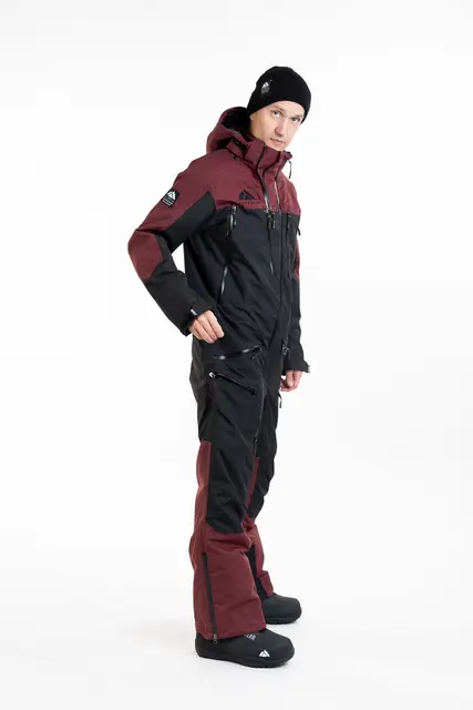 Jethwear - The One V2  Skall Black/Burgundy, L 