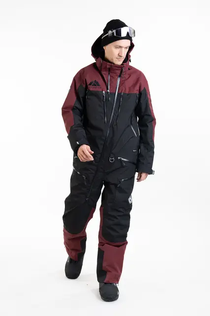 Jethwear - The One V2  Skall Black/Burgundy, L 