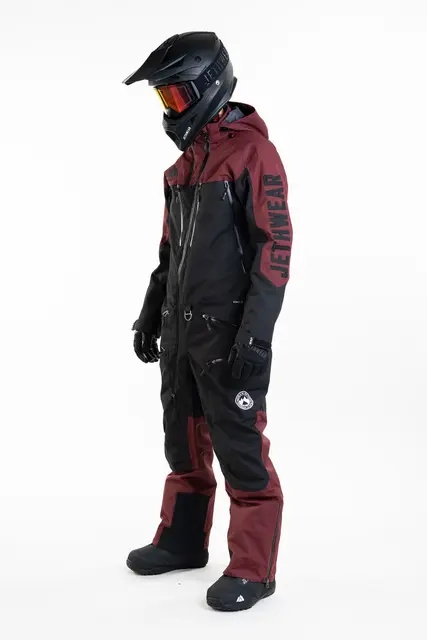 Jethwear - The One V2  Skall Black/Burgundy, L 