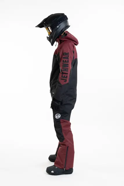 Jethwear - The One V2  Skall Black/Burgundy, L 