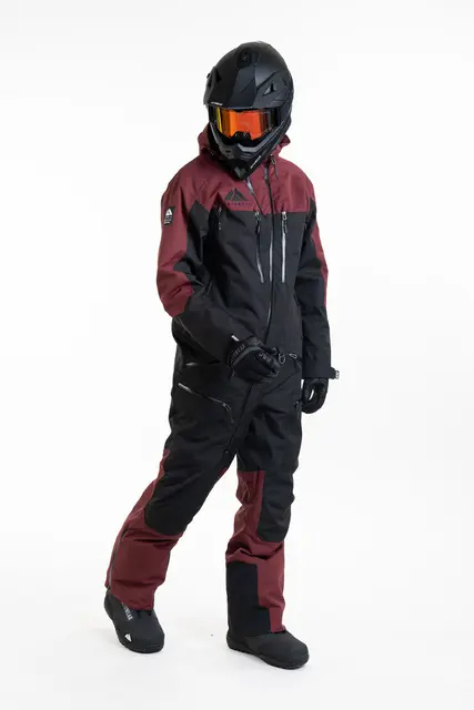 Jethwear - The One V2  Skall Black/Burgundy, L 