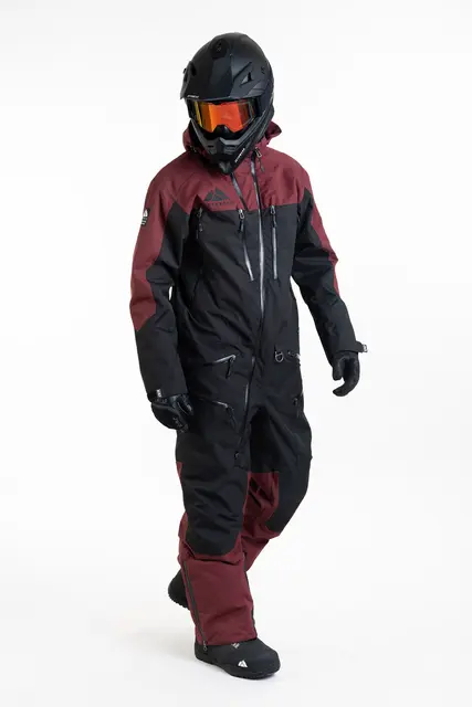 Jethwear - The One V2  Skall Black/Burgundy, L 