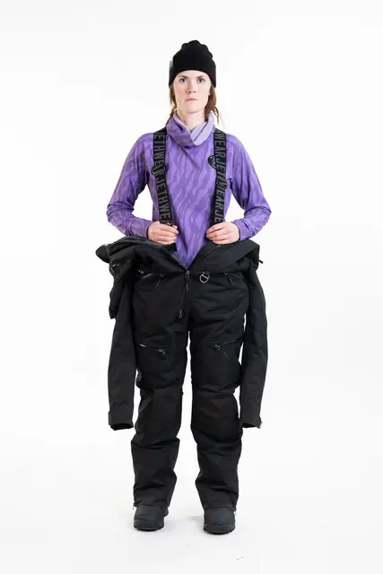 Jethwear - W's Venture Suit  - SAFE Black/Rose, XS 