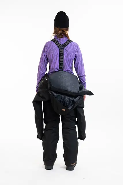 Jethwear - W's Venture Suit  - SAFE Black/Rose, XS 