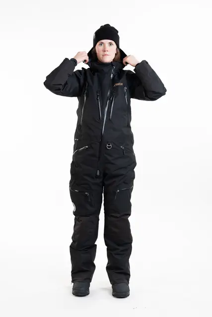 Jethwear - W's Venture Suit  - SAFE Black/Rose, XS 