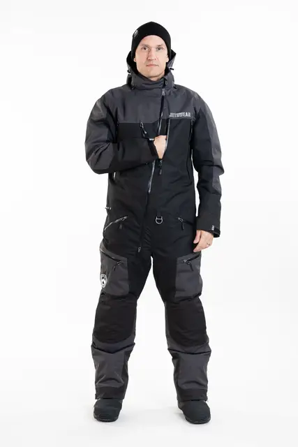 Jethwear - M's Venture Suit - SAFE Black/Iron/White, L 