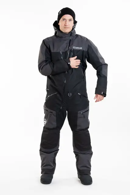 Jethwear - M's Venture Suit - SAFE Black/Iron/White, L 