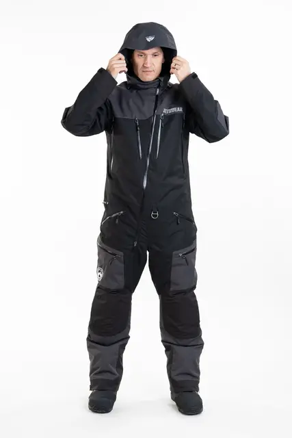 Jethwear - M's Venture Suit - SAFE Black/Iron/White, L 