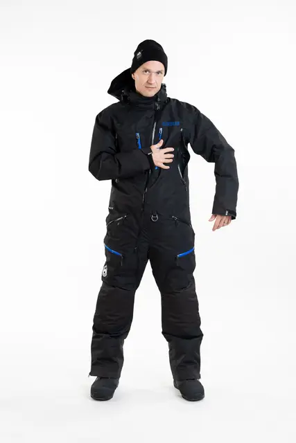 Jethwear - M's Venture Suit - SAFE Black/Cobalt, M 