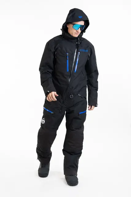 Jethwear - M's Venture Suit - SAFE Black/Cobalt, M 