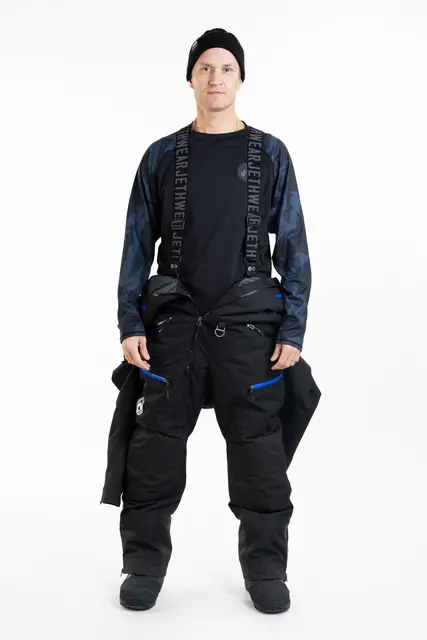 Jethwear - M's Venture Suit - SAFE Black/Cobalt, M 