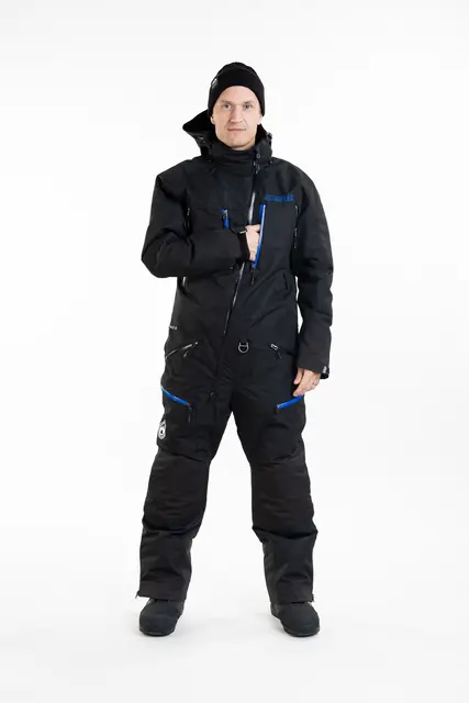 Jethwear - M's Venture Suit - SAFE Black/Cobalt, M 