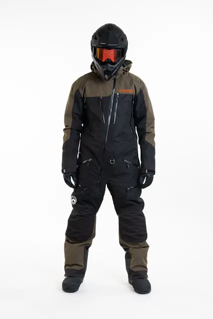 Jethwear - M's Venture Suit - SAFE Olive/Orange, L 