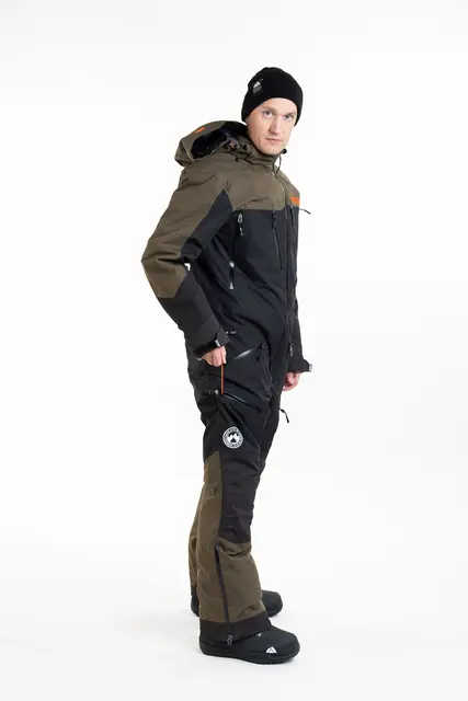 Jethwear - M's Venture Suit - SAFE Olive/Orange, L 