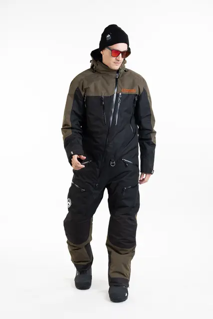 Jethwear - M's Venture Suit - SAFE Olive/Orange, L 