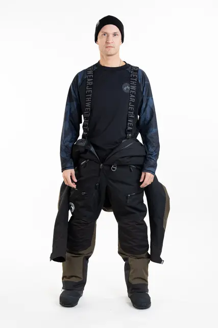 Jethwear - M's Venture Suit - SAFE Olive/Orange, L 