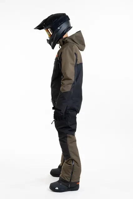 Jethwear - M's Venture Suit - SAFE Olive/Orange, L 