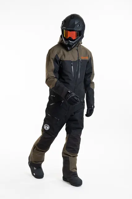 Jethwear - M's Venture Suit - SAFE Olive/Orange, L 