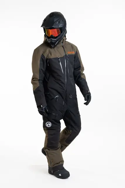 Jethwear - M's Venture Suit - SAFE Olive/Orange, L 