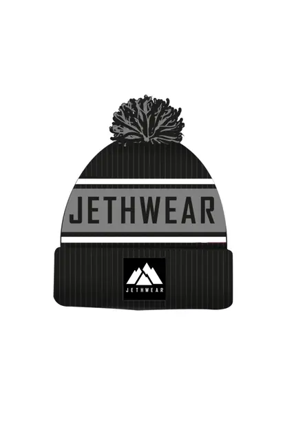 JW PomPom Lue, Black/Grey Black/Grey, One size 