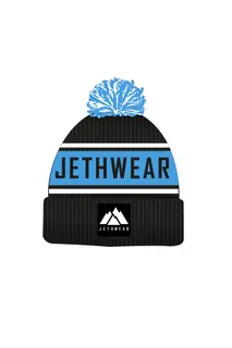 JW PomPom Lue, Black/Blue Black/Blue, One size