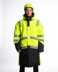 Jethwear - Arbeidsjakke/frakk S/M Safety Yellow