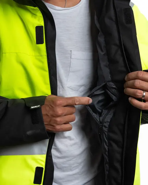 Jethwear - Arbeidsjakke/frakk S/M Safety Yellow 
