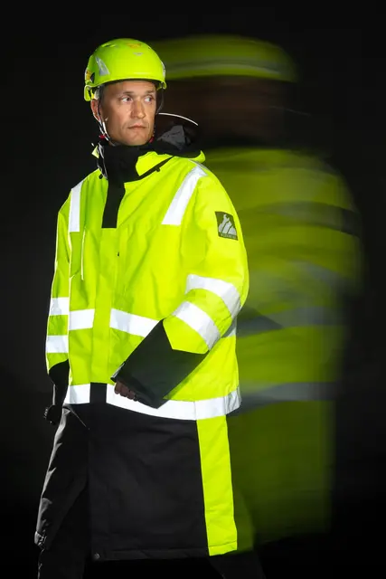 Jethwear - Arbeidsjakke/frakk S/M Safety Yellow 