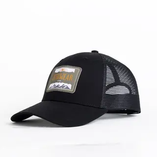 JW  - Trucker Cap  Sunrise Black/Green