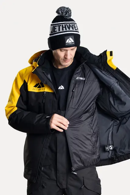 Jethwear Adapt Jacket Black/Spectral Yellow  3in1 