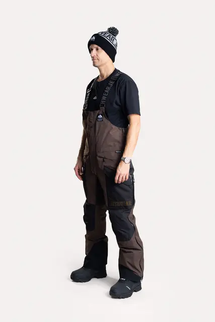 Jethwear M's Treeline Bib Pant Earth/Black  Shell 60g 