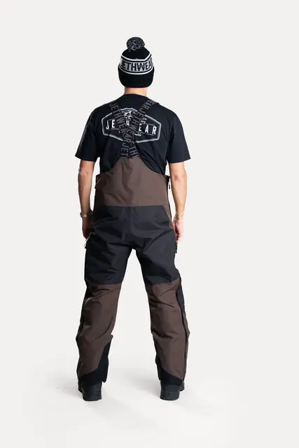 Jethwear M's Treeline Bib Pant Earth/Black  Shell 60g 