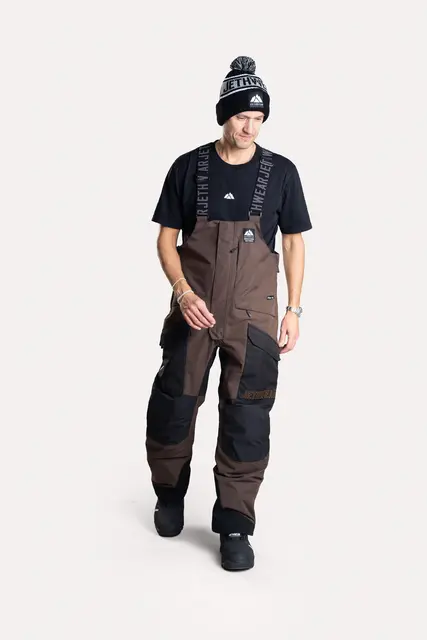 Jethwear M's Treeline Bib Pant Earth/Black  Shell 60g 