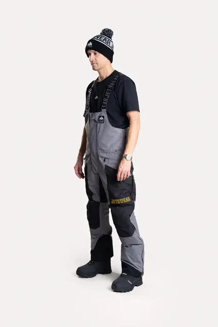 Jethwear M's Treeline Bib Pant Black/Grey  Shell 60g 