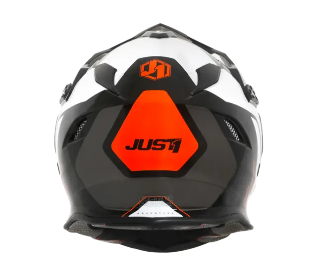 Just1 J34 Pro Crosshjelm - Tour Orange/Sort, XL