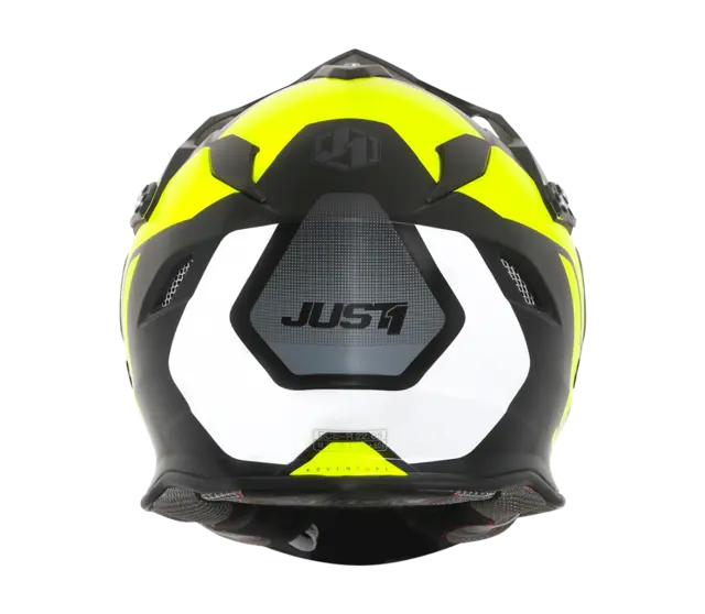 Just1 J34 Pro Crosshjelm - Tour Gul/Sort, XS