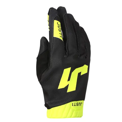 Just1 J-Flex 2.0 Hanske - Sort/Gul Barnehanske med full stretch