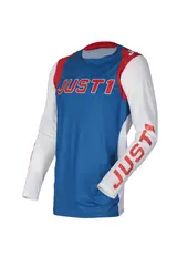 Just1 J-Flex Tr&#248;ye - R&#248;d/Bl&#229;/Hvit M Tr&#248;ye med stretch &amp; smal passform