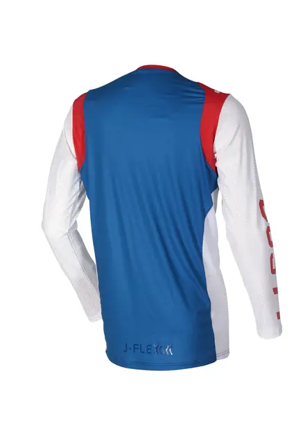 Just1 J-Flex Trøye - Rød/Blå/Hvit M Trøye med stretch & smal passform 