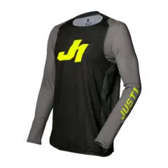 Just1 J-Flex Tr&#248;ye - Sort/Gul, M Tr&#248;ye med stretch &amp; smal passform