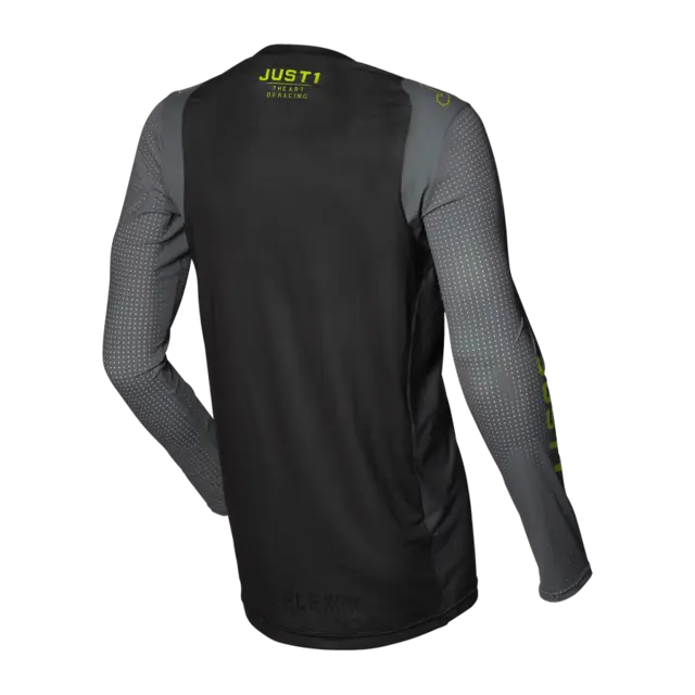 Just1 J-Flex Trøye - Sort/Gul, M Trøye med stretch & smal passform 