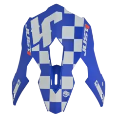 Just1 J12 Pro - Skygge Racer Hvit/Bl&#229;