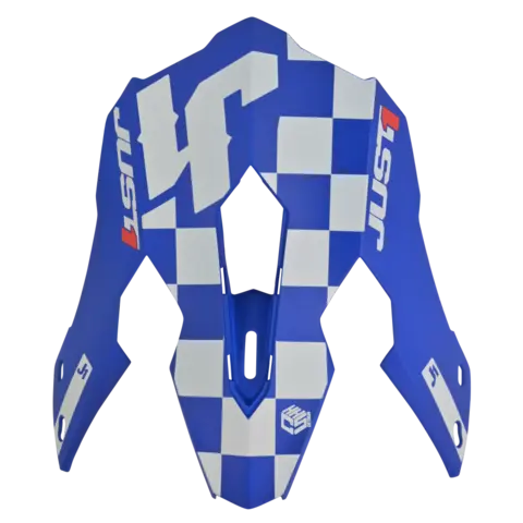 Just1 J12 Pro - Skygge Racer Hvit/Bl&#229;