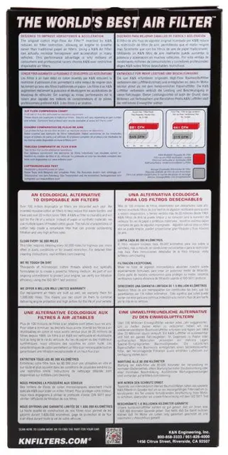 K&N Luftfilter KTM 990 Adventure/SMR/SMT 2007-2013 