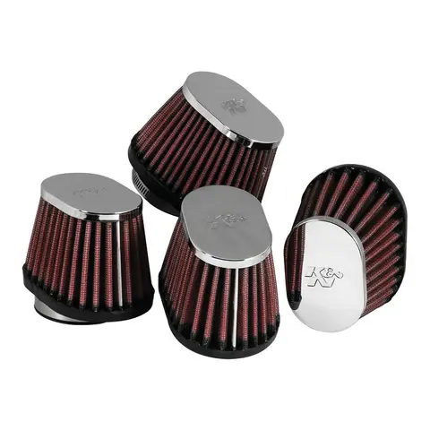 K&amp;N Luftfilter Universal Clamp-On Air Filter Kawasaki/Suzuki/Yamaha 4 stk