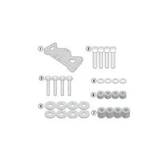 Kappa Monteringskit KLX1152 Honda CB500F 2016-2018 Montering av KLX1152 uten KZ1152